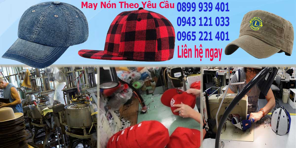 Các bước tiến hành sản xuất nón đồng phục tại Hưng Phú